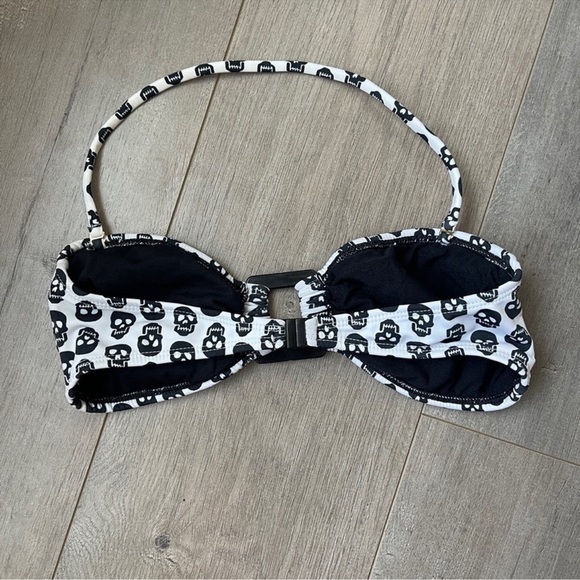 💙BOGO💙 Kermas Skull Strapless Bikini Top M - Picture 3 of 3